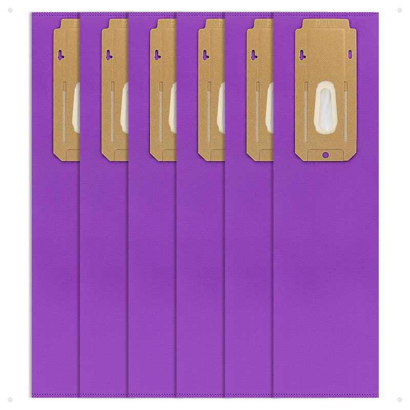 PETOX Type CC HEPA Upright Vacuum Cleaner Bags Replace Part AK1CC6H  Fit for All Oreck Elevate Models X3  X5  XL7  XL21  2000  3000  4000  8000  9000 series  6 Pack  Purple - Image 1